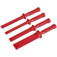 Loops 4 Piece Composite Scraper Tool Set - Trim & Badge Removal Tool - Anti-Scratch PP