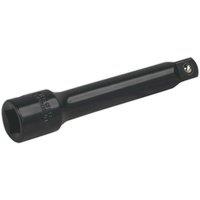 Loops 125mm Steel Impact Extension Bar - 1/2" Sq Drive - Spring-Ball Socket Retainer in Metallics