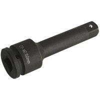 Loops 150mm Steel Impact Extension Bar - 3/4" Sq Drive - Spring-Ball Socket Retainer in Metallics