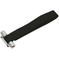 Loops 300mm Oil Filter Strap Wrench - 3/8" & 1/2" Sq Drive - Nylon Webbing Strap