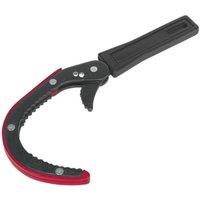 Loops Slim Oil Filter Wrench - 75mm to 95mm Jaw Capacity - Spring Loaded Serrated Jaws