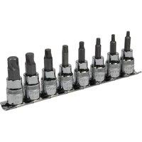 Loops 8pc IMPERIAL Hex Key Socket Bit Set - 3/8" Square Drive Damaged & Stripped Bolts