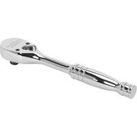 Loops 72-Tooth Dust-Free Ratchet Wrench - 1/4 Inch Sq Drive - Flip Reverse Mechanism