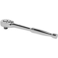 Loops 48-Tooth Pear-Head Ratchet Wrench - 3/8 Inch Sq Drive - Flip Reverse Mechanism