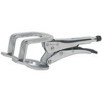 Loops 200mm Locking U-Clamp Pliers - 60mm Capacity Jaws - One-Handed Operation