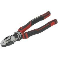 Loops 200mm High Leverage Combination Pliers - Serrated Jaws - Corrosion Resistant