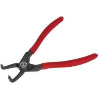 Loops 170mm Bent Nose Internal Circlip Pliers - Spring Loaded Jaws - Non-Slip Tips
