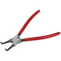 Loops 230mm Bent Nose Internal Circlip Pliers - Spring Loaded Jaws - Non-Slip Tips