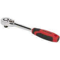 Loops Pear-Head Ratchet Wrench - 1/2" Sq Drive - Flip Reverse - 48-Tooth Ratchet