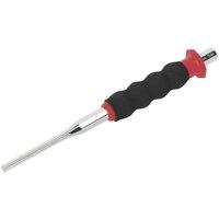 Loops 5mm Sheathed Parallel Pin Punch - Contoured Foam Grip - Chrome Molybdenum Steel in Metallics