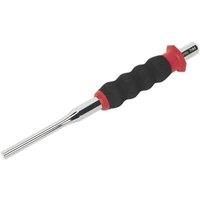Loops 7mm Sheathed Parallel Pin Punch - Contoured Foam Grip - Chrome Molybdenum Steel in Metallics