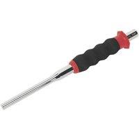 Loops 8mm Sheathed Parallel Pin Punch - Contoured Foam Grip - Chrome Molybdenum Steel in Metallics