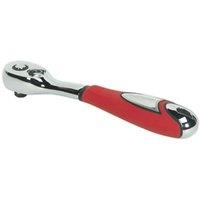 Loops Offset Ratchet Wrench - 3/8" Sq Drive - Flip Reverse - 72-Tooth - Quick Release