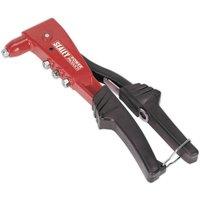 Loops PREMIUM Riveter Tool Kit - Adjustable Nozzle 250mm Heavy Duty Grip Rivet Gun
