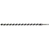 Loops 20 x 600mm Hardened Auger Wood Drill Bit - Hexagonal Shank - Woodwork Timber