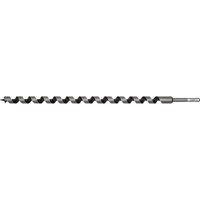 Loops 22 x 600mm Hardened Auger Wood Drill Bit - Hexagonal Shank - Woodwork Timber