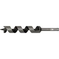 Loops 28 x 235mm Hardened Auger Wood Drill Bit - Hexagonal Shank - Woodwork Timber