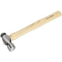 Loops 1.5lb Ball Pein Pin Hammer - Hickory Wooden Shaft - Drop Forged Steel Head in Metallics