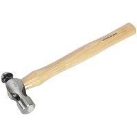 Loops 2.5lb Ball Pein Pin Hammer - Hickory Wooden Shaft - Drop Forged Steel Head in Metallics