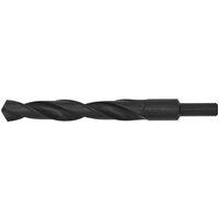 Loops 21 x 210mm HSS Roll Forged Blacksmith Drill Bit - Reduced Shank - 145mm Flute in Black