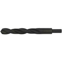 Loops 21.5 x 220mm HSS Roll Forged Blacksmith Drill Bit - Reduced Shank - 155mm Flute in Black