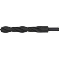 Loops 22.5 x 220mm HSS Roll Forged Blacksmith Drill Bit - Reduced Shank - 155mm Flute in Black