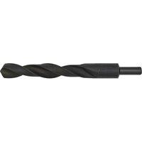 Loops 24.5 x 235mm HSS Roll Forged Blacksmith Drill Bit - Reduced Shank - 150mm Flute in Black