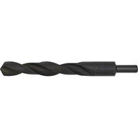 Loops 25 x 240mm HSS Roll Forged Blacksmith Drill Bit - Reduced Shank - 160mm Flute in Black