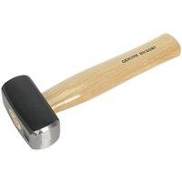 Loops 2.5lb Club Hammer with Hickory Wooden Shaft - Drop Forged Carbon Steel Head in Metallics