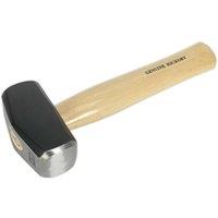 Loops 4lb Club Hammer with Hickory Wooden Shaft - Drop Forged Carbon Steel Head in Metallics