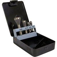 Loops 4 Piece Slotted Deburring Countersink Drill Bit Set - 90 Degree - 2 to 20mm Size