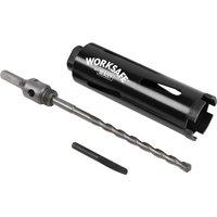 Loops 52mm x 150mm - Dry Diamond Core Drill Hole Saw - Hex Drive Adaptor - Drill Bit
