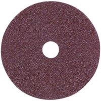 Loops 25 PACK - 100mm Fibre Backed Sanding Discs - 36 Grit Aluminium Oxide Round Sheet
