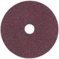 Loops 25 PACK - 100mm Fibre Backed Sanding Discs - 50 Grit Aluminium Oxide Round Sheet