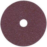 Loops 25 PACK - 115mm Fibre Backed Sanding Discs - 36 Grit Aluminium Oxide Round Sheet