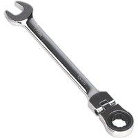 Loops 13mm Flexible Ratchet Combination Spanner - Flexible Ring Head - Chrome Vanadium