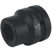 Loops 24mm Forged Impact Socket - 1 Inch Sq Drive - Chromoly Impact Wrench Socket