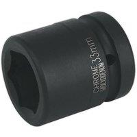 Loops 33mm Forged Impact Socket - 1 Inch Sq Drive - Chromoly Impact Wrench Socket