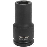 Loops 21mm Forged Deep Impact Socket - 3/4 Inch Sq Drive - Chromoly Wrench Socket