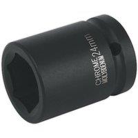 Loops 24mm Forged Impact Socket - 3/4 Inch Sq Drive - Chromoly Impact Wrench Socket