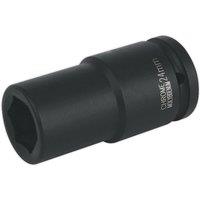 Loops 24mm Forged Deep Impact Socket - 3/4 Inch Sq Drive - Chromoly Wrench Socket