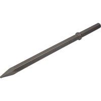 Loops 620mm Impact Breaker Point - 1 & 1/4" Hex Shank - Demolition Breaker Chisel in Metallics