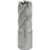 Loops 17mm x 25mm Depth Rotabor Cutter - M2 Steel Annular Metal Core Drill 19mm Shank in Metallics