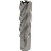 Loops 22mm x 50mm Depth Rotabor Cutter - M2 Steel Annular Metal Core Drill 19mm Shank in Metallics