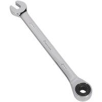 Loops 6mm Ratchet Combination Spanner - Chrome Vanadium Steel - 72 Tooth Ratchet Ring in Metallics