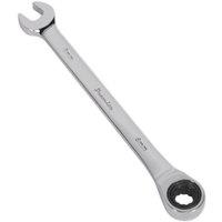 Loops 8mm Ratchet Combination Spanner - Chrome Vanadium Steel - 72 Tooth Ratchet Ring in Metallics