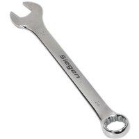 Loops Hardened Steel Combination Spanner - 24mm - Polished Chrome Vanadium Wrench in Metallics