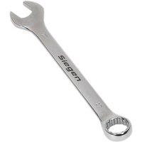 Loops Hardened Steel Combination Spanner - 27mm - Polished Chrome Vanadium Wrench in Metallics
