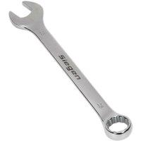 Loops Hardened Steel Combination Spanner - 28mm - Polished Chrome Vanadium Wrench in Metallics