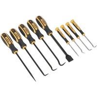 Loops 9 PACK Hand Scraper & Hook Set - Hose & Pin Clip Picking - Gasket Scraping Tools